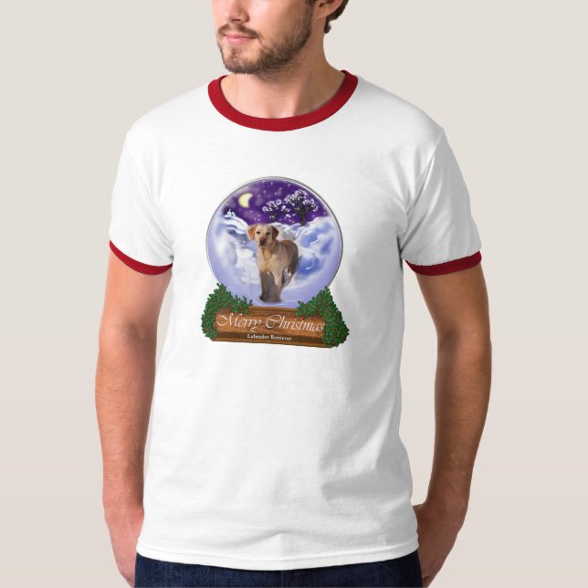 Labrador Retriever-julklappar T-shirt (Framsida)