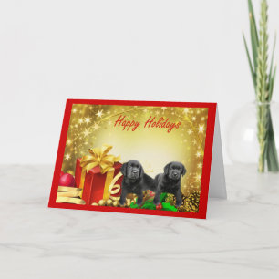 Labrador Retriever-julkort, Gift5 Helgkort