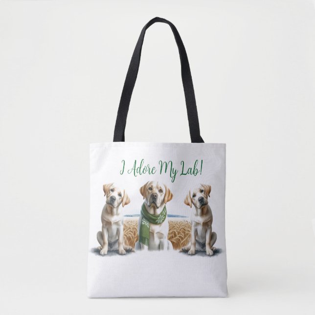 Labrador Retriever julTote Tygkasse (Framsida)