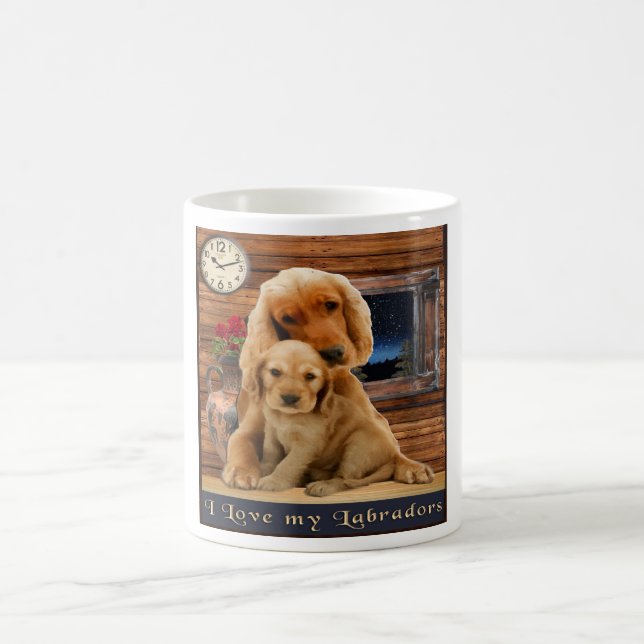 Labrador Retriever Kaffemugg (Center)