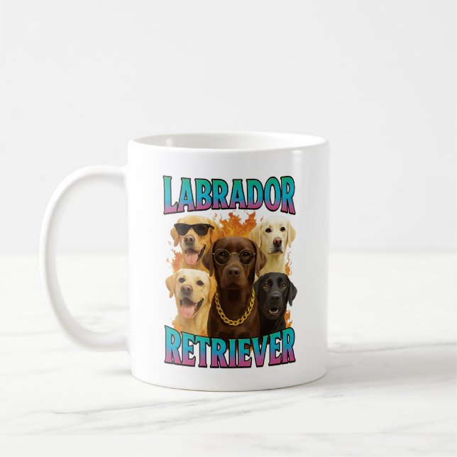 Labrador Retriever  Kaffemugg (Vänster)