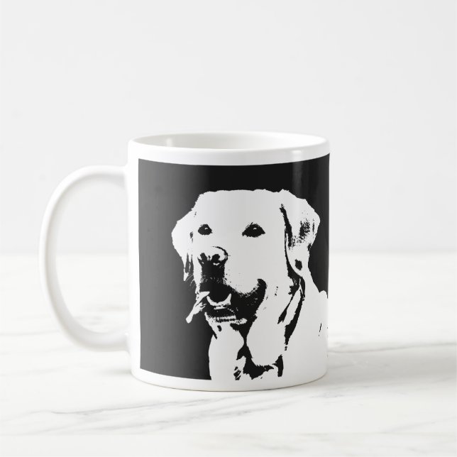 Labrador Retriever Kaffemugg (Vänster)