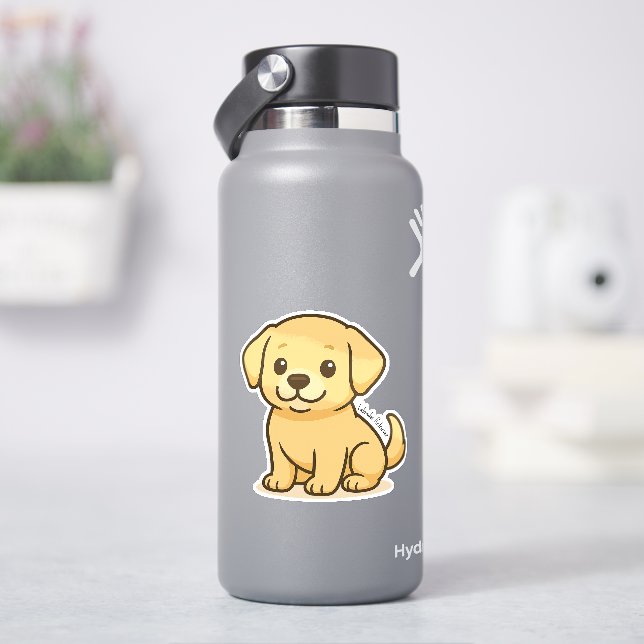 Labrador Retriever  Klistermärken (HydroFlask)