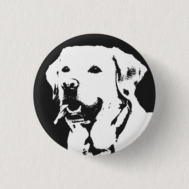 Labrador Retriever Knapp (Framsida)