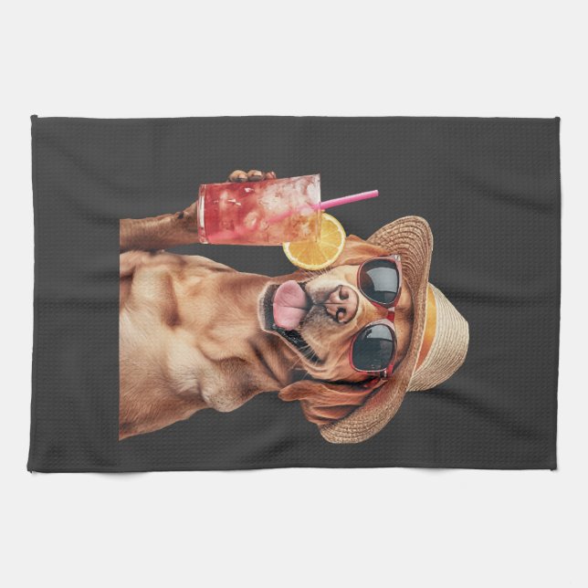 Labrador Retriever   Kökshandduk (Horisontell)