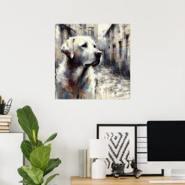 Labrador Retriever konstaffisch Poster