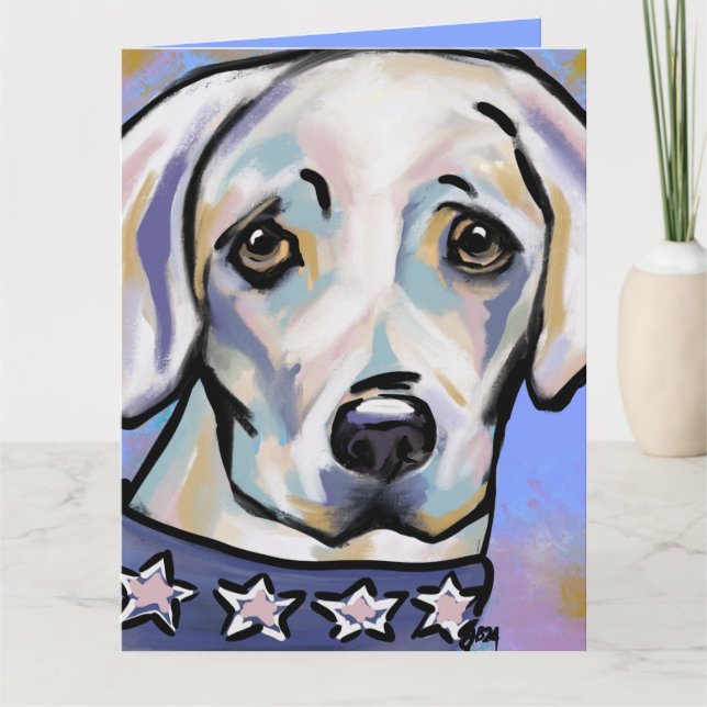 Labrador Retriever Kort (Framsida)