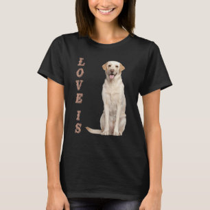 Labrador Retriever Kvinnor Män Barn Vit Lab Hund M T Shirt