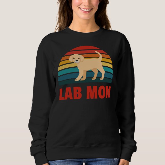 Labrador Retriever Lab Mamma T Shirt (Framsida)