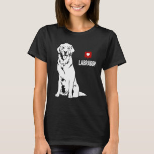 Labrador Retriever Lab Manar Women Hund älskare T Shirt