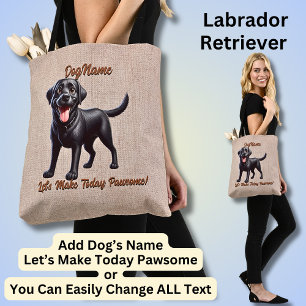 Labrador Retriever - Lägg till Hund Namn, Ändra te Tygkasse