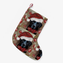 Labrador Retriever Liten Julstrumpa