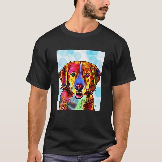 Labrador Retriever Long T Shirt (Framsida)