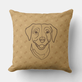 Labrador Retriever. Lycka Edition! Kudde