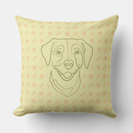 Labrador Retriever. Lycka Edition! Kudde