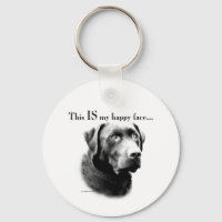 Labrador Retriever Lycklig Ansikte