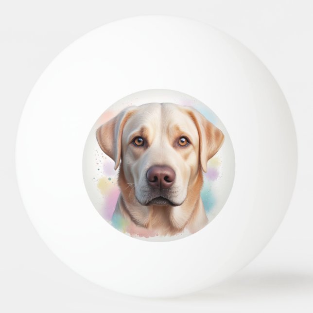 Labrador Retriever Magic Whimsical Art Pingisboll (Framsidan)