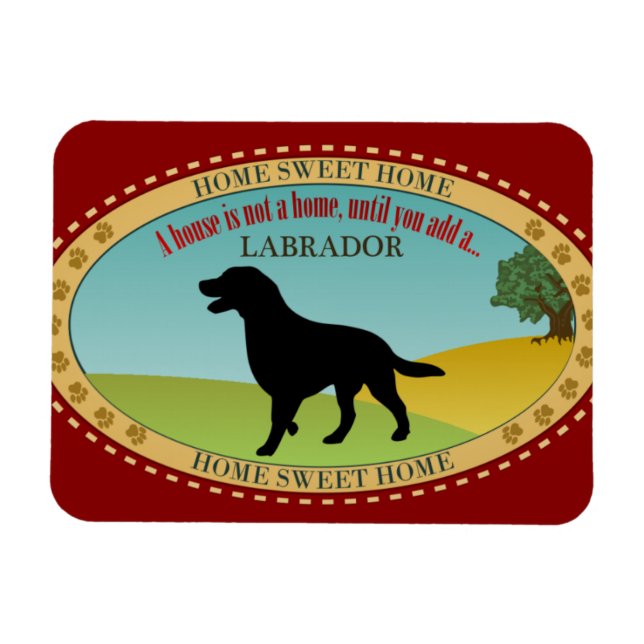 Labrador Retriever Magnet (Horisontell)
