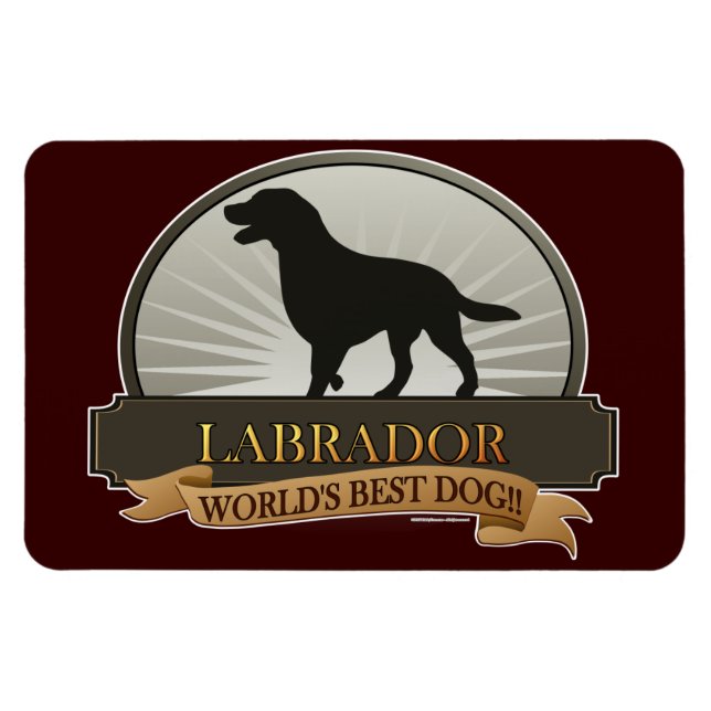 Labrador Retriever Magnet (Horisontell)