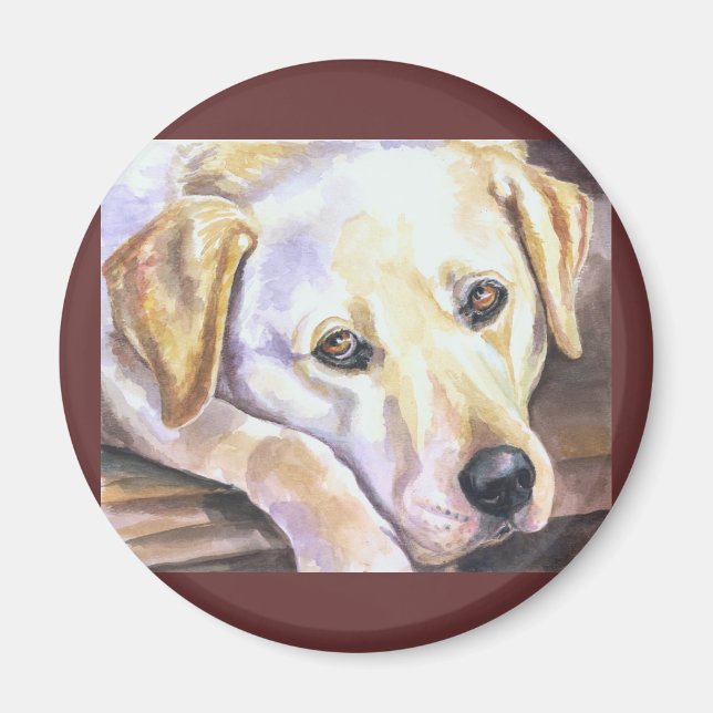 Labrador Retriever Magnets Magnet (Framsidan)