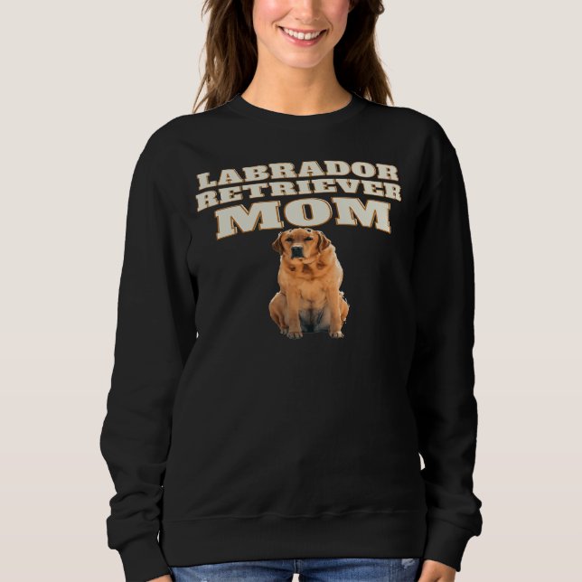 Labrador Retriever Mamma T Shirt (Framsida)