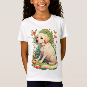 Labrador Retriever med fjärilar T Shirt