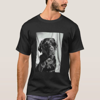 Labrador Retriever med solglasögon Cool hund foto T Shirt