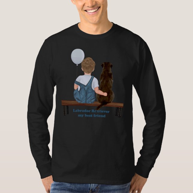 Labrador Retriever min bästa vän T Shirt (Framsida)