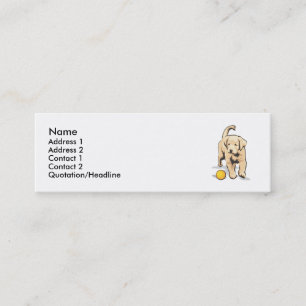 Labrador Retriever Mini Visitkort