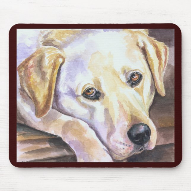 Labrador Retriever Mousepad Musmatta (Framsidan)