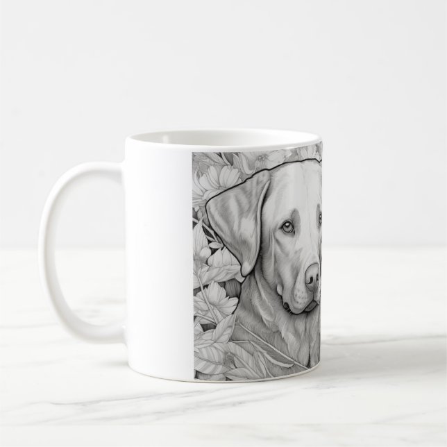 Labrador Retriever Mugg (Vänster)