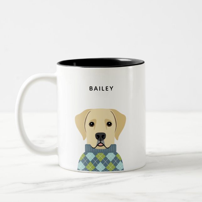 Labrador Retriever Mugg (Vänster)
