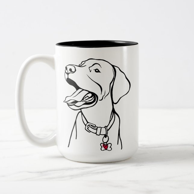 Labrador Retriever Mugg (Vänster)