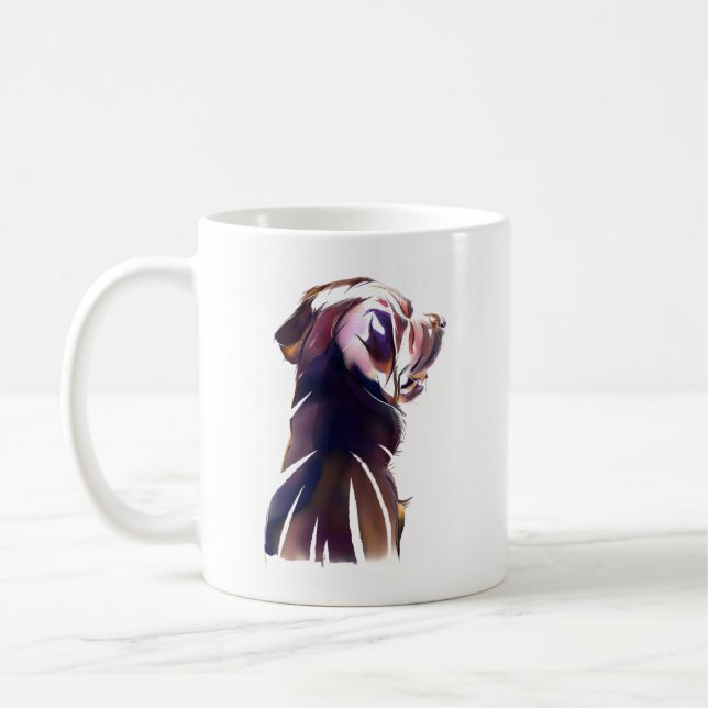 Labrador Retriever Mugg – Hundälskarepresent, Söt  (Vänster)