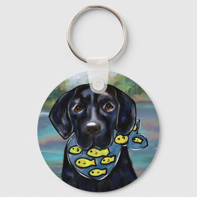 Labrador Retriever Nyckelring (Framsida)
