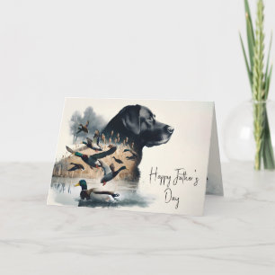Labrador Retriever och Ankor Kort