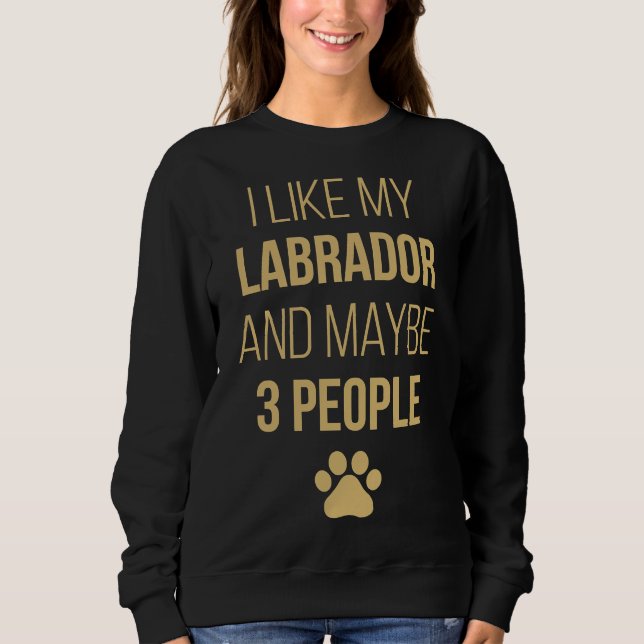 Labrador Retriever Owner T Shirt (Framsida)