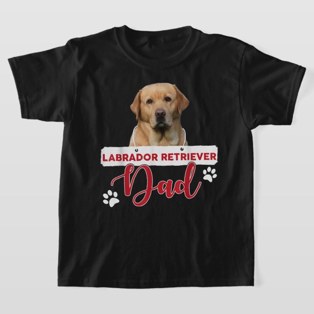 LABRADOR RETRIEVER Pappa Labrador Retriever Hund K T Shirt (Laydown)