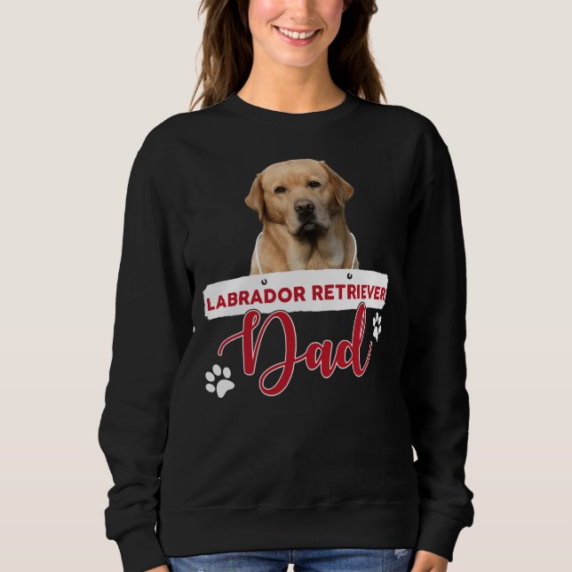 Labrador Retriever Pappa T Shirt (Framsida)