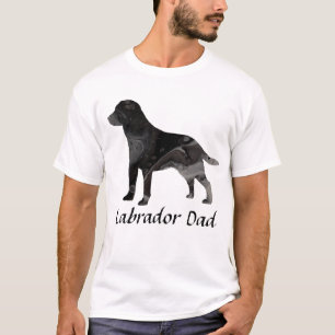 Labrador Retriever Pappa T-shirt Topp Kläder Svart