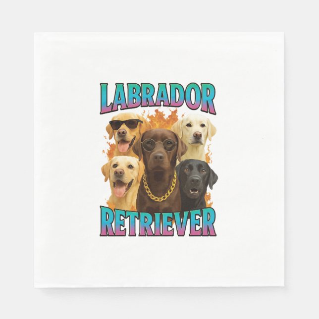 Labrador Retriever  Pappersservett (Framsidan)