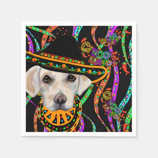 Labrador Retriever Pappersservett (Framsidan)