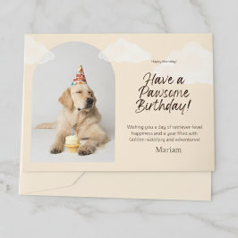 Labrador Retriever Party Hat Birthday Hälsning Kort