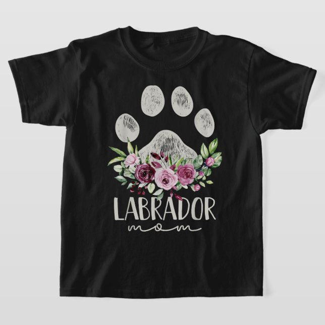 Labrador Retriever Pet Hund Mamma Gifts Lab Mamma T Shirt (Laydown)