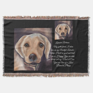 Labrador Retriever-poesi Filt