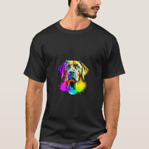 Labrador Retriever Pop Art I Hund älskare I Stänk  T Shirt