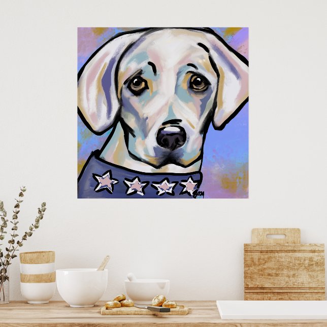 Labrador Retriever Poster (Kök)
