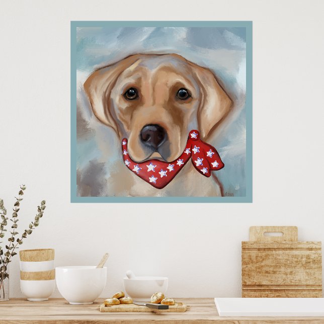 LABRADOR RETRIEVER            POSTER (Kök)