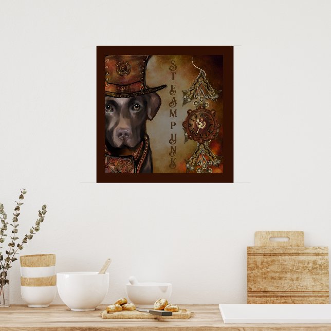 Labrador Retriever Poster (Kök)