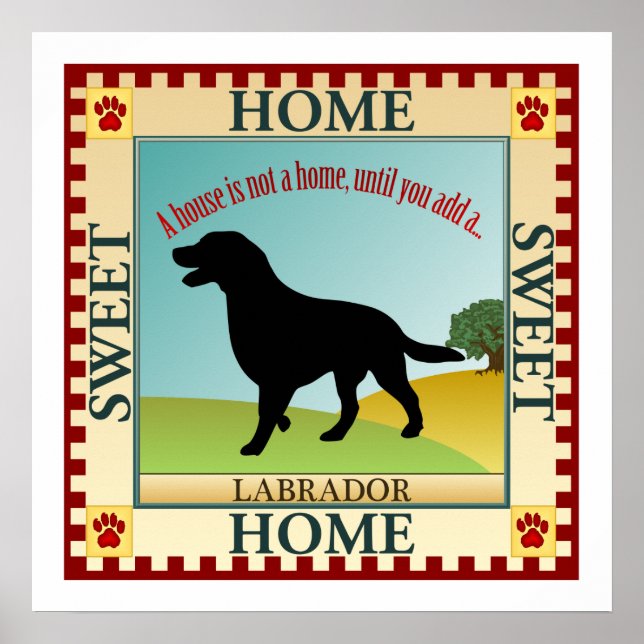 Labrador Retriever Poster (Framsidan)